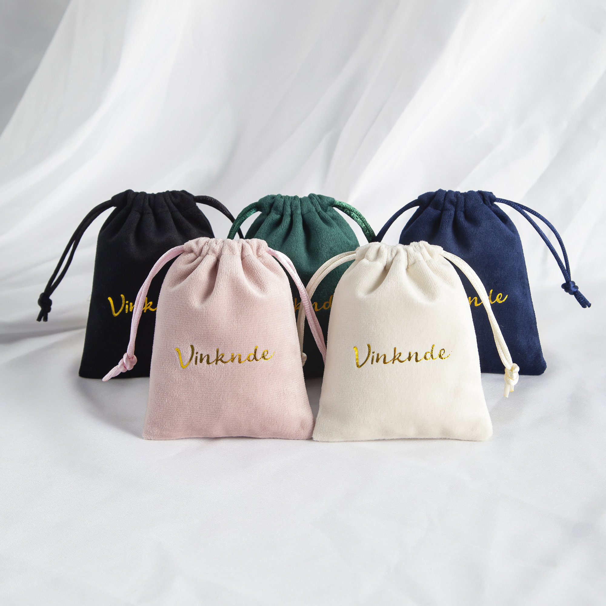 Personalized velvet bags sale