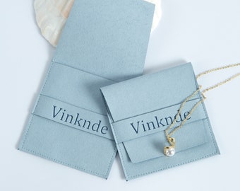 100 Personalized Microfiber Jewelry Pouch: Debossed Logo Gift Bags
