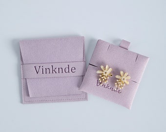 Personalized Microfiber Jewelry Pouch: Custom Logo Envelope Bag