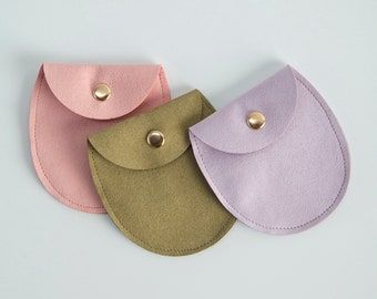 Microfiber Saddle Bag: Jewelry Pouch, Chic Ring Bags