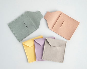 50pcs NO LOGO thicker microfiber deboss logo print jewelry pouch jewellery bags packaging pouch ring Brooch bags bulk More colors