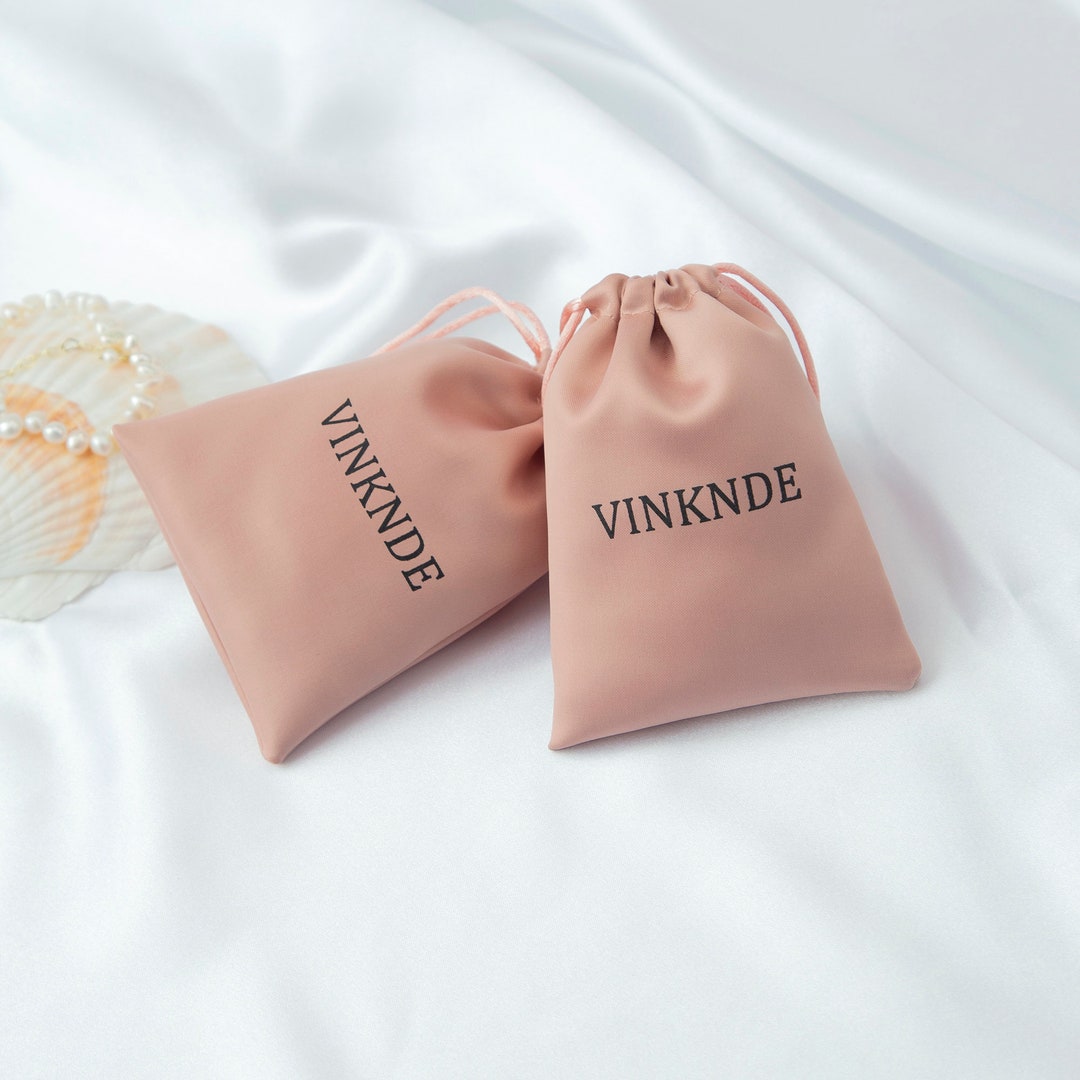 100 Pink Satin Drawstring Bags Wholesale Dust Bags Jewelry Etsy
