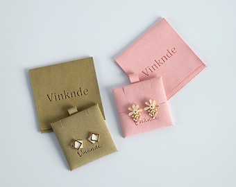 Personalized Microfiber Jewelry Pouch: Custom Logo Envelope Bag