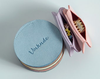 Personalized Microfiber Jewelry Pouch: Custom Logo Envelope Bag (7x7cm)