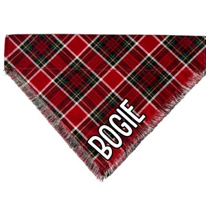 Christmas Fringe Over the Color Bandana