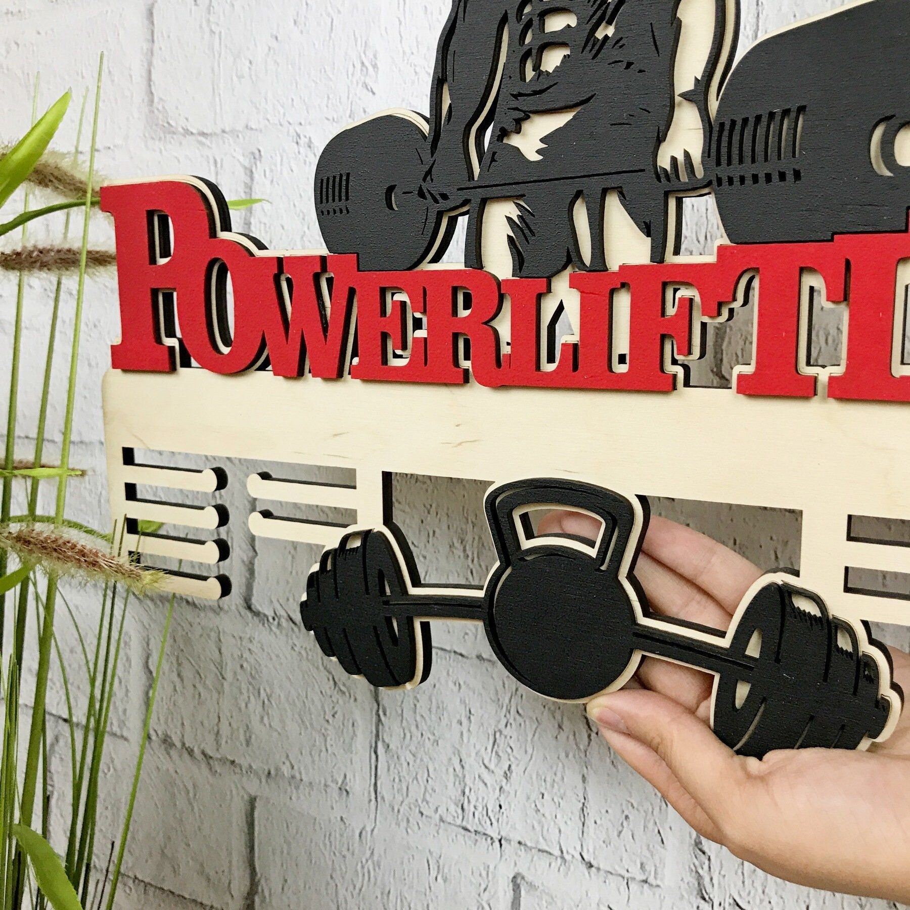 Wood Medal Holder Wooden Medal Hanger Sports Wall Hanging Etsy