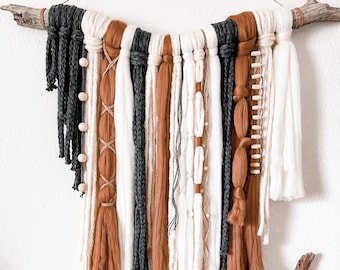 Boho Macrame Yarn Wall Hanging Macrame Yarn Wall Hanging Dormitorio Macrame Wall Hanging Nursery Boho Macrame Wall Art Yarn Wall Decor Yarn Art