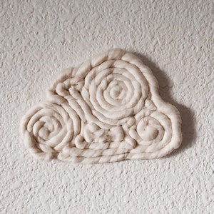 Macrame Cloud Wall Hanging Cloud Wall Art Macrame Wall Hanging Small ...