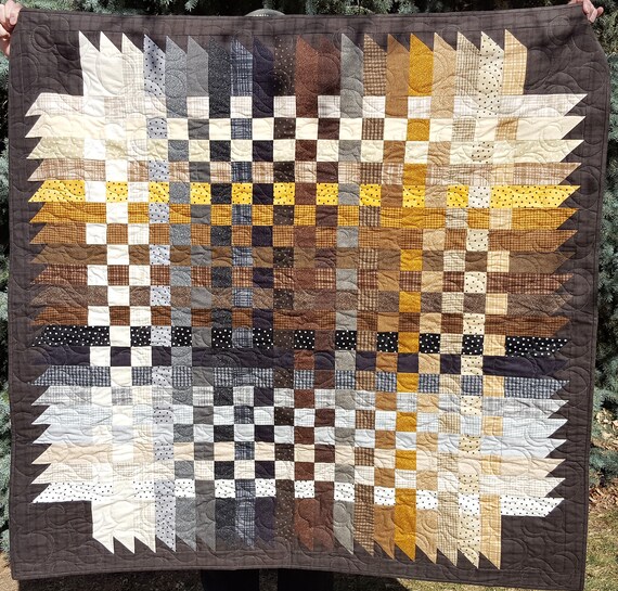 plaid flannel quilt lap