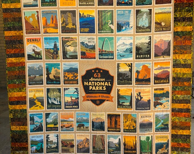 National Parks Quilt - Etsy