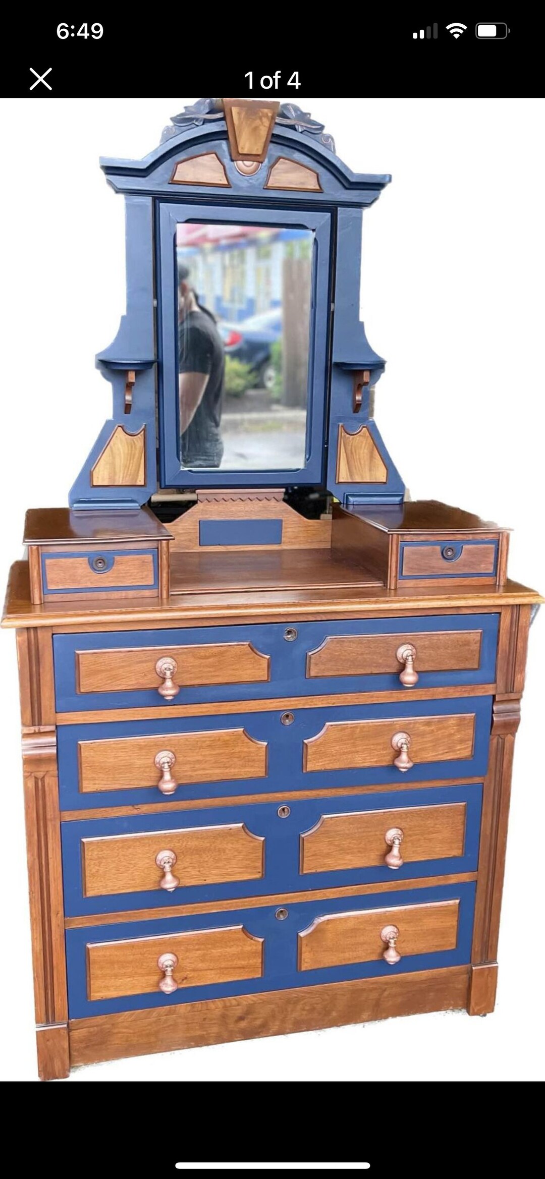 Antique Knapp Joint Dresser Etsy