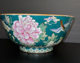 Cuenco turquesa de la dinastía Qing