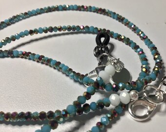 Crystal Beaded Eyewear|Mask Lanyard