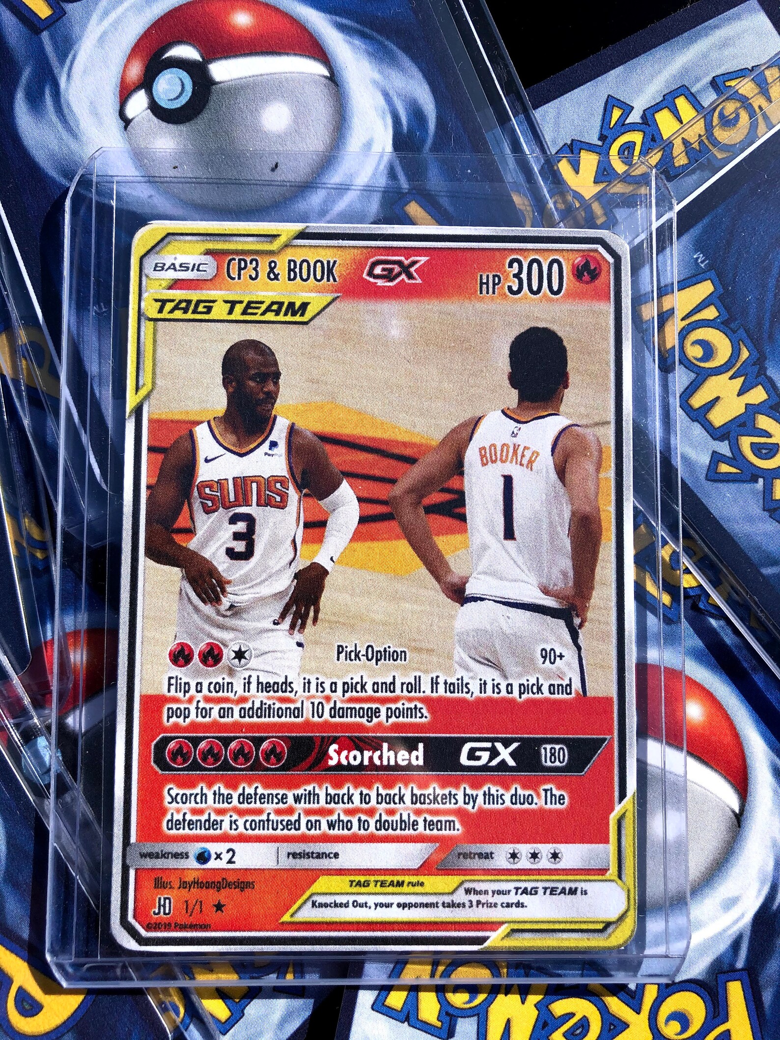 NBA Tag Team Dynamic Duo Pokemon Card Pack Lakers Suns Etsy