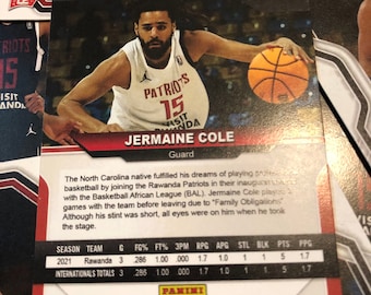 Cole Rookie Basketball Card Rawanda Patriots