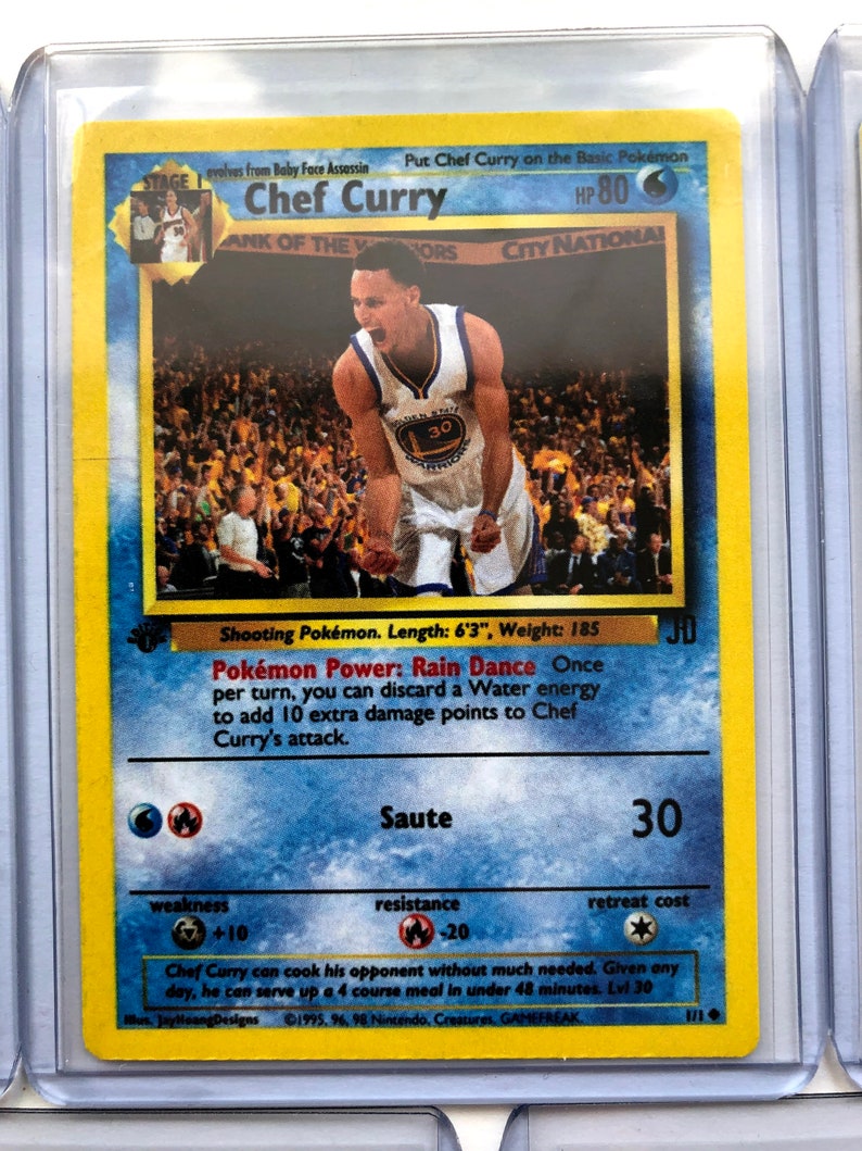 Stephen Curry Klay Thompson Splash Brothers Pokemon Card Pack