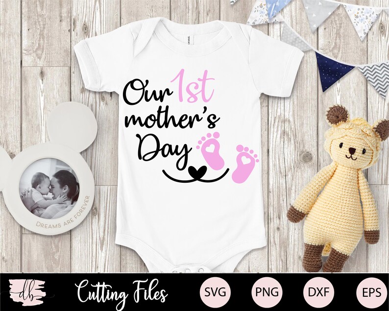 Download First Mothers Day SVG / 1st Mothers Day SVG / Dad SVG / Baby | Etsy