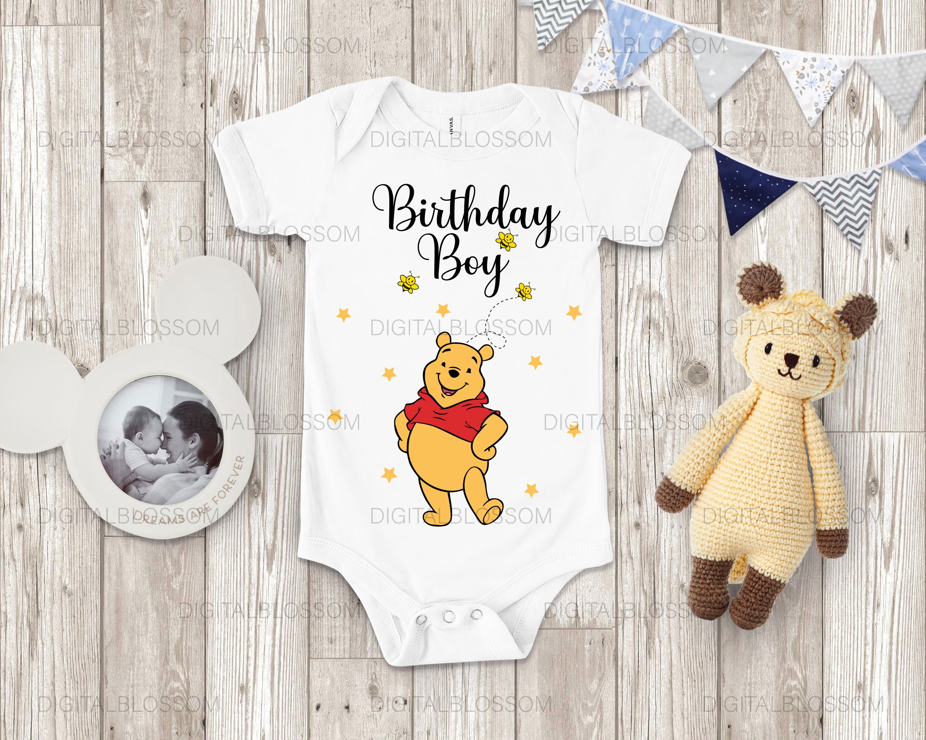 Download Birthday Svg Winnie The Pooh Svg Baby Svg Cricut file ...