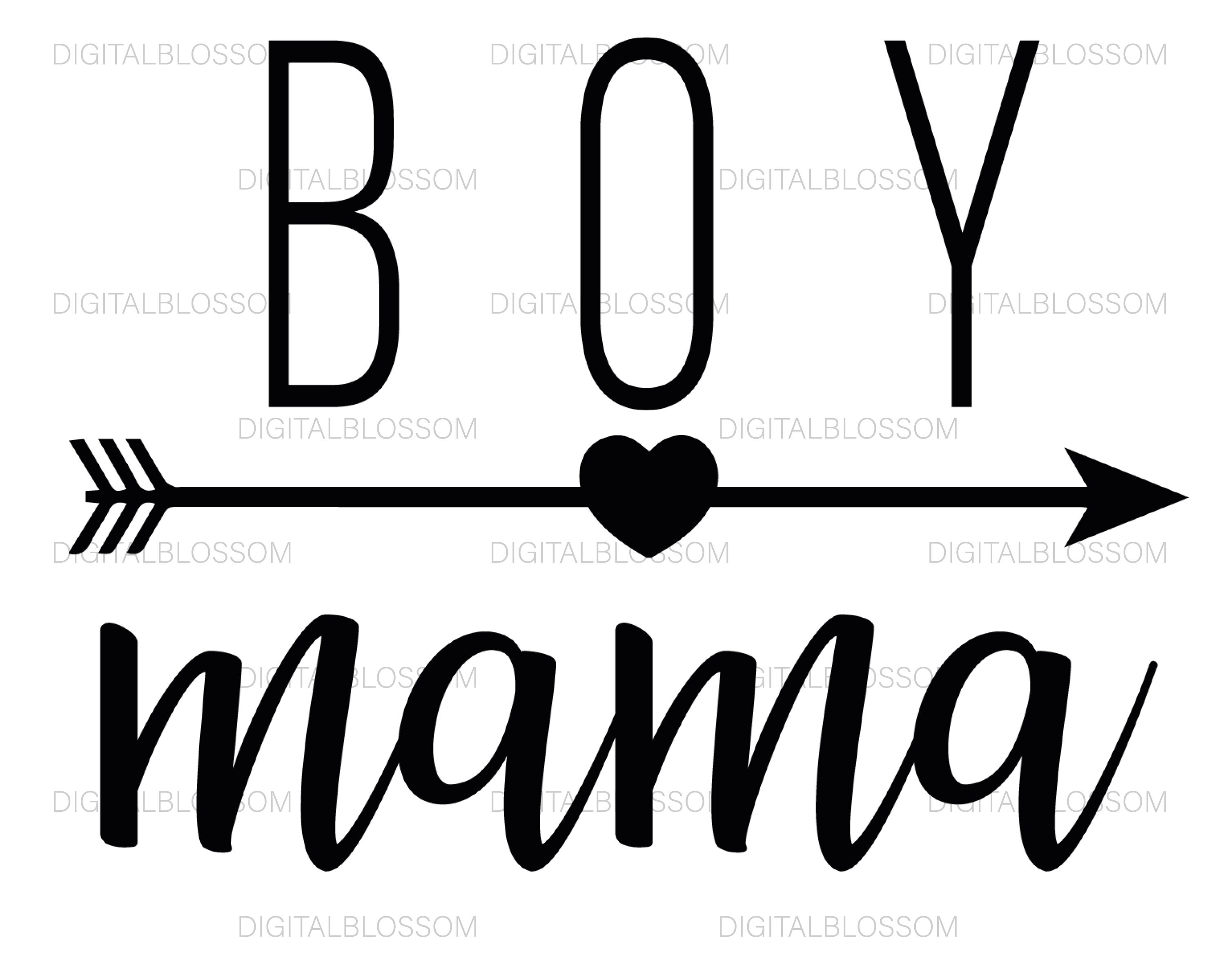 Boy Mama Svg Shirt Sayings SVG Boy Mom SVG Svg File Cricut Mom Etsy UK