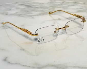 versace glasses frames gold