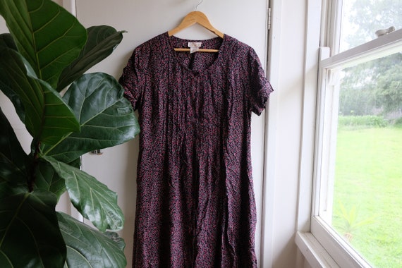 vintage liberty maxi dress - Retro 1990s maxi with