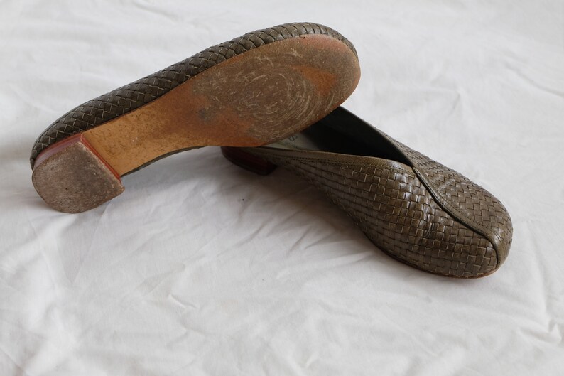 olive green mules