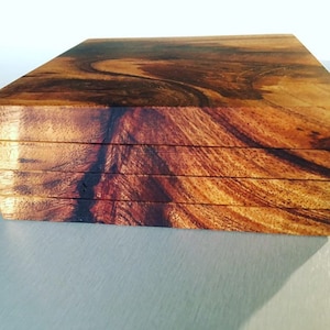 Handmade Wooden Coaster Set