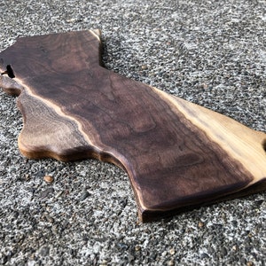 Custom Made to Order Handmade California State Cutting Boards, Serving Boards