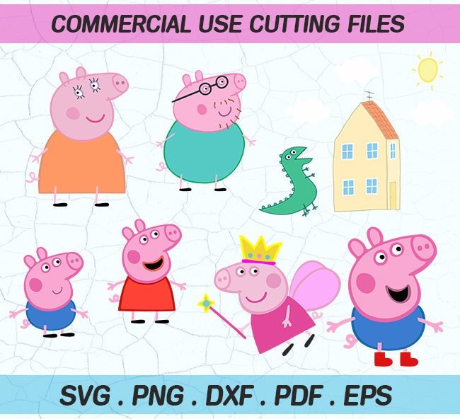 Download Peppa Pig Svg Peppa Pig Svg File Peppa Pig Vector Peppa | Etsy