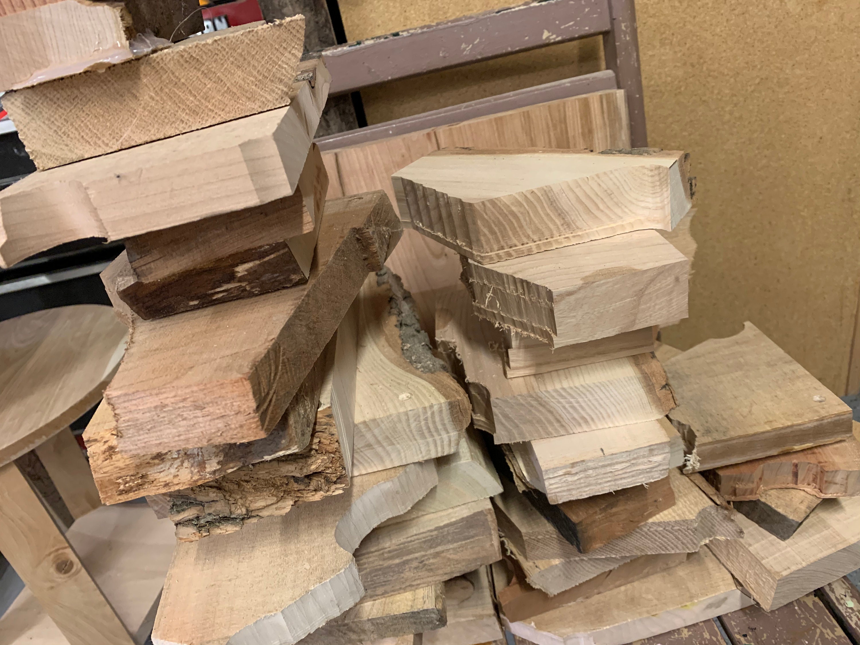 Scrap Wood Chunks USPS Regional Rate Box B Etsy