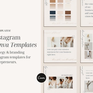 Instagram Templates Strategy & Branding for Entrepreneurs - Etsy