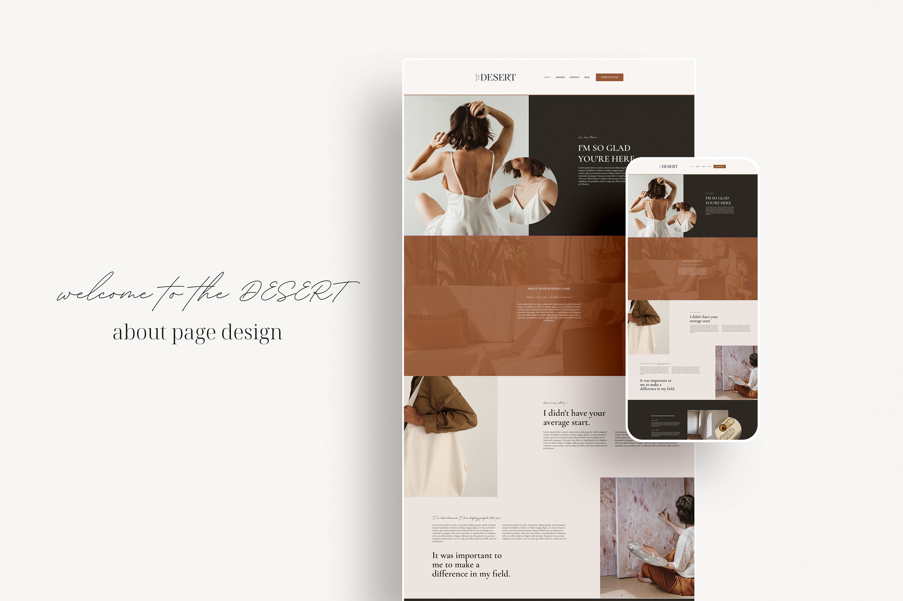 Wix Website Template Custom Template for Small Business - Etsy