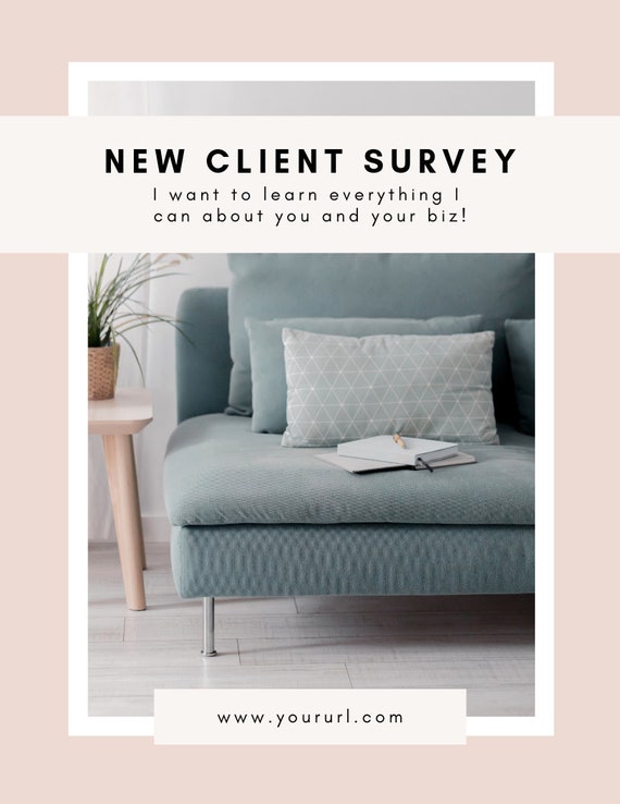 Client Questionnaire New Client Survey Template Branding Questionnaire