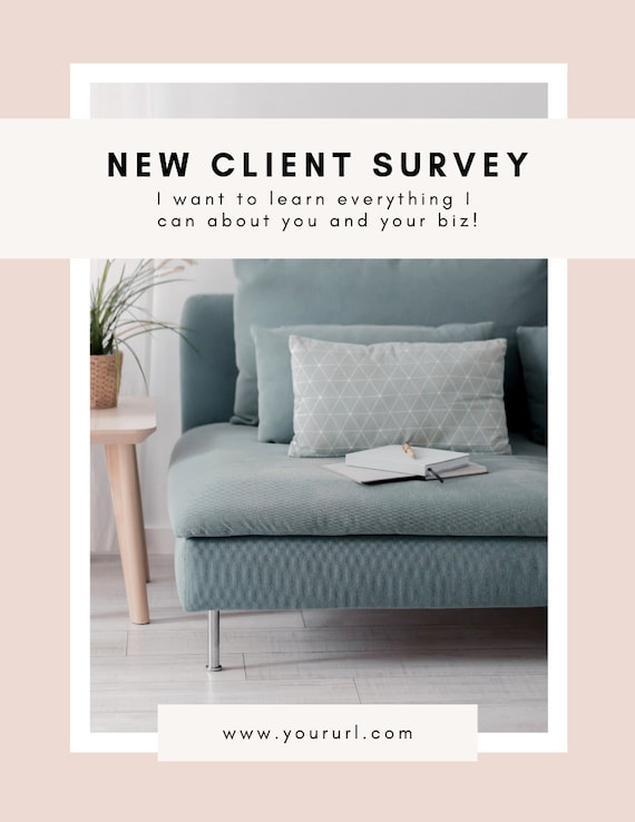 Client Questionnaire New Client Survey Template Branding Questionnaire