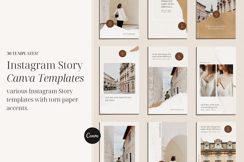 Instagram Story Templates Instagram Story Template Canva - Etsy