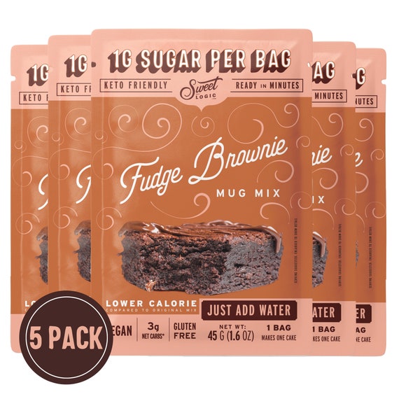 Keto & Paleo Fudge Brownie Mug Cake Mix Only 4g Net Carbs Etsy