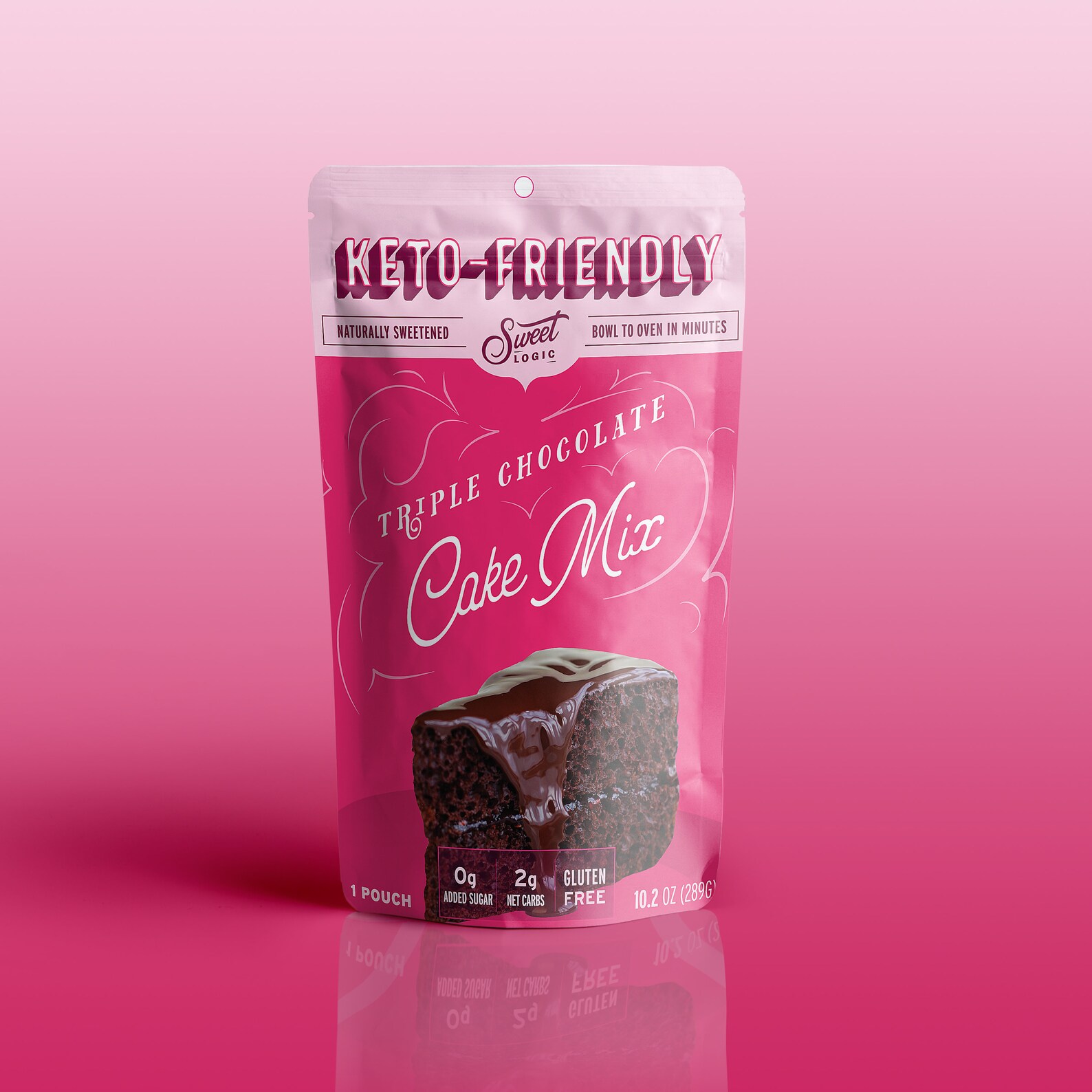 Keto Chocolate Cake Baking Mix 2g Net Carb per serving Etsy
