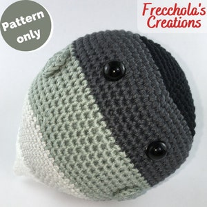 Heterosexual flag ghost crochet pattern PDF