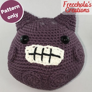 Gengar crochet pattern PDF