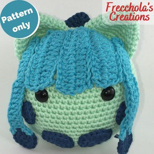 Glaceon crochet pattern PDF