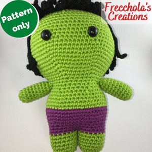 Hulk crochet pattern PDF