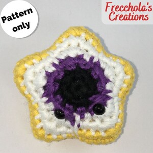 Non-binary flag star crochet pattern PDF