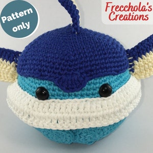Vaporeon crochet pattern PDF