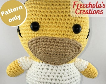 Homer Simpson crochet pattern PDF
