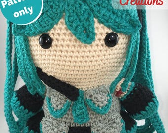 Hatsune Miku crochet pattern PDF