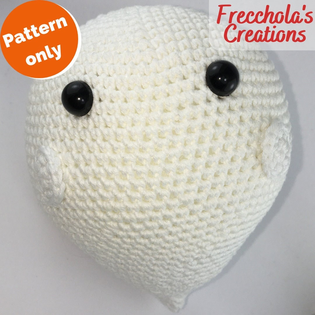30 Ghost Crochet Patterns for Halloween: Spooky-Cute Amigurumi, Keychains, Bags, and Decor 11 Ghost crochet pattern PDF