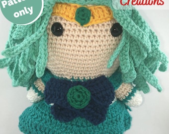 Sailor Neptune crochet pattern PDF