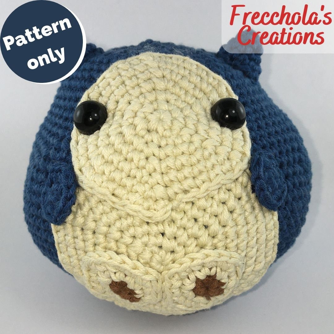 30 Snorlax Crochet Patterns for Giant Plushies, Tiny Amigurumi, and Cozy Handmade Gifts 4 Snorlax crochet pattern
