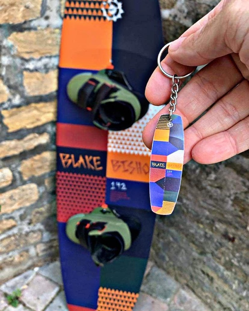 Custom keychains wakeboard, we can make any model on request just complete the customization in the ad image 7