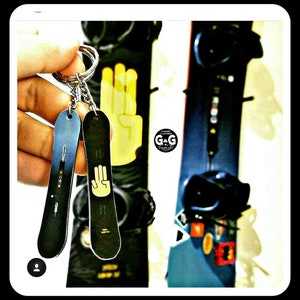 Custom Keychain Snowboard we can make any model on request just complete the customization in the ad image 2